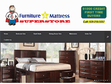 Tablet Screenshot of cheapfurnitureandmattresses.com